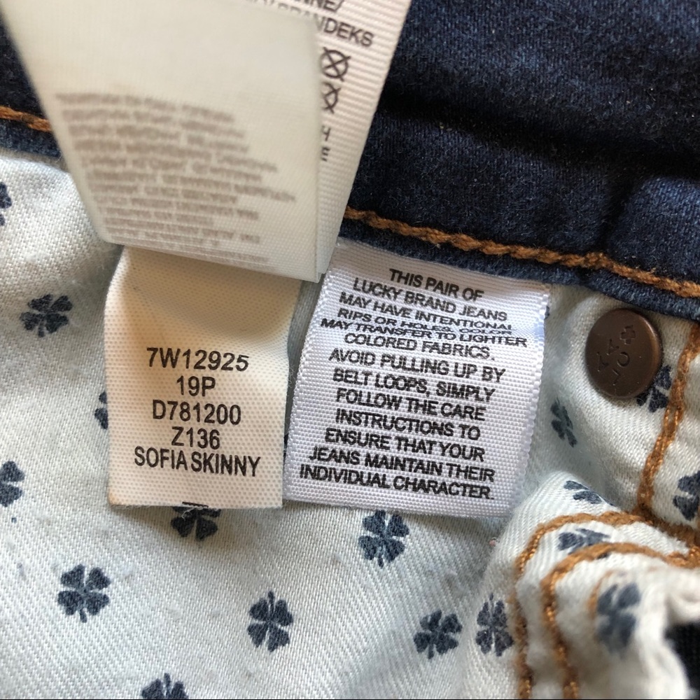 Lucky brand Sofia Skinny denim jeans - Picture 3 of 5
